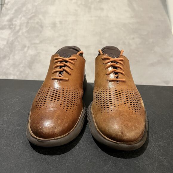 Cole Haan 2.Zerogrand Wingtip Oxford Men\'s 8.5 Brown C25351 Leather Casual Dress main image 5